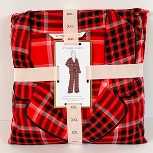 Plaid Flannel Pajama Set